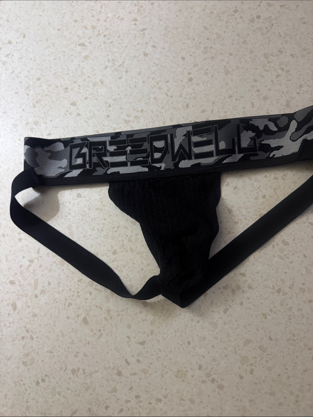 Breedwell New School Black and Grey Camo Jock Size XXL (36-40)